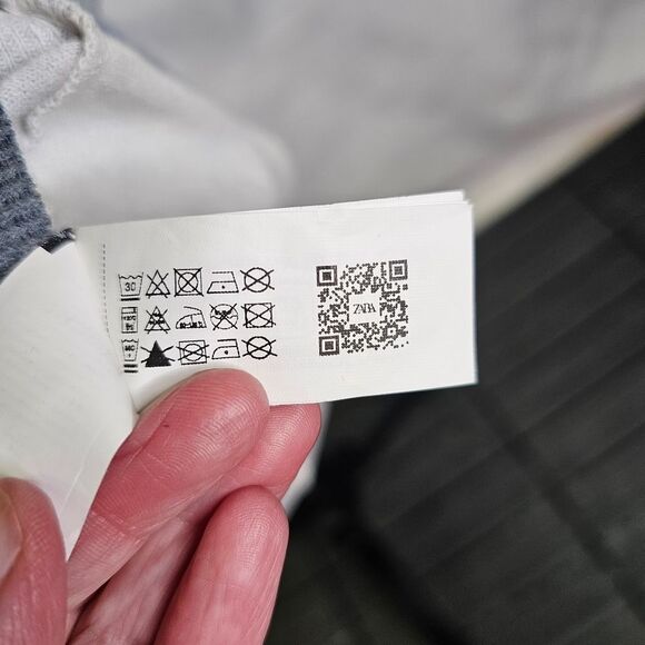 Zara Oversized Tie Dye Short Sleeve Sweater Size Medium - Picture 7 of 8